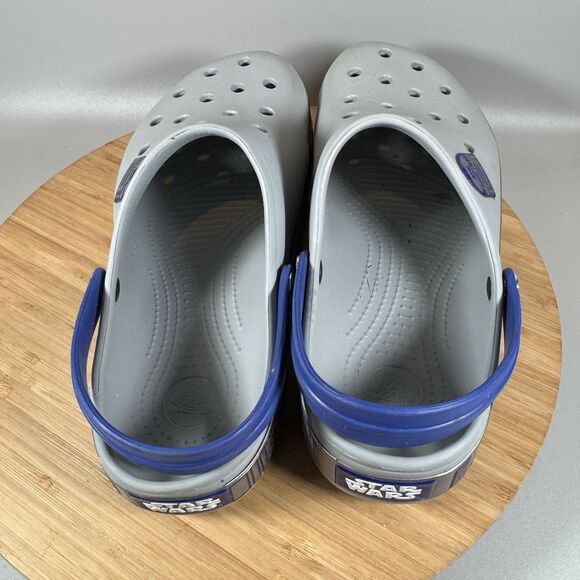 S Crocs Crocband R2-D2 Clog Mens 9 Womens 11 Grey Blue‎ Star Wars main image 8